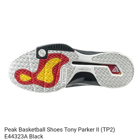Peak Basketball Shoes Tony Parker II (TP2) E44323A Black size 11
