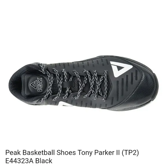 Peak Basketball Shoes Tony Parker II (TP2) E44323A Black size 11
