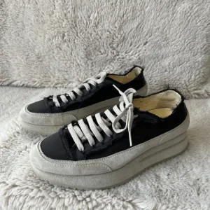 Pedro Garcia Platform Sneakers Satin Suede Orella Sneaker Size 38 Off Black