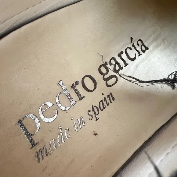 Pedro Garcia Platform Sneakers Satin Suede Orella Sneaker Size 38 Off Black