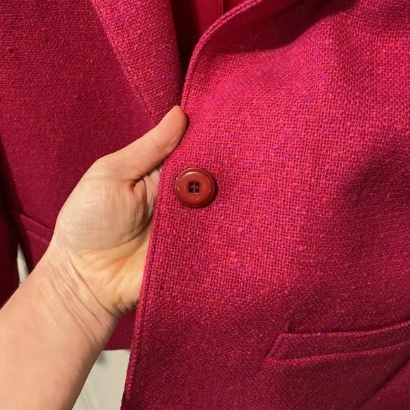 Pendleton Vintage Wool Blazer Pink Size 8 EUC