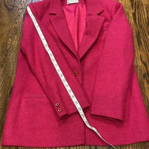 Pendleton Vintage Wool Blazer Pink Size 8 EUC