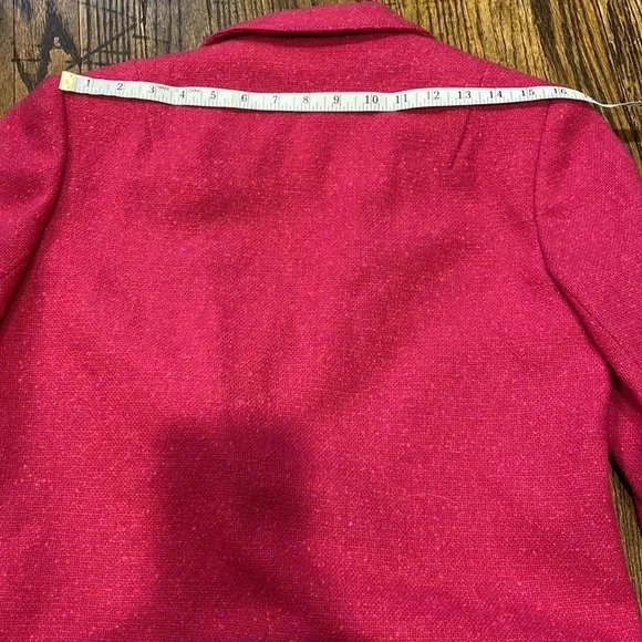 Pendleton Vintage Wool Blazer Pink Size 8 EUC