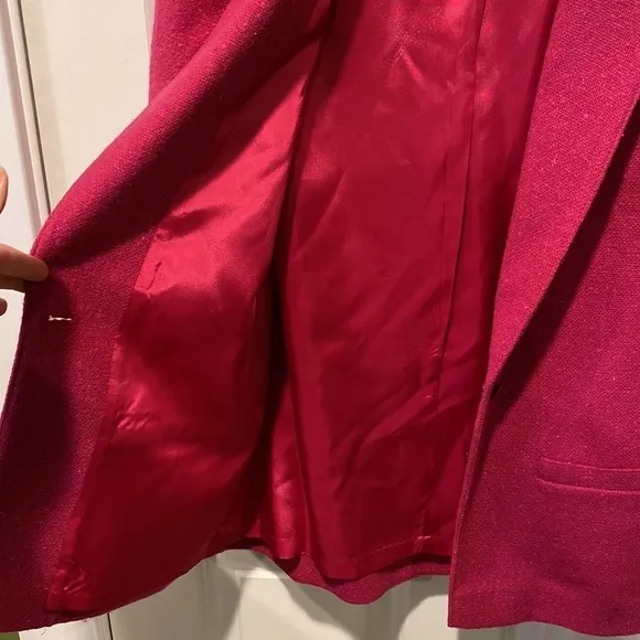 Pendleton Vintage Wool Blazer Pink Size 8 EUC