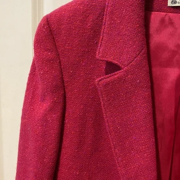 Pendleton Vintage Wool Blazer Pink Size 8 EUC