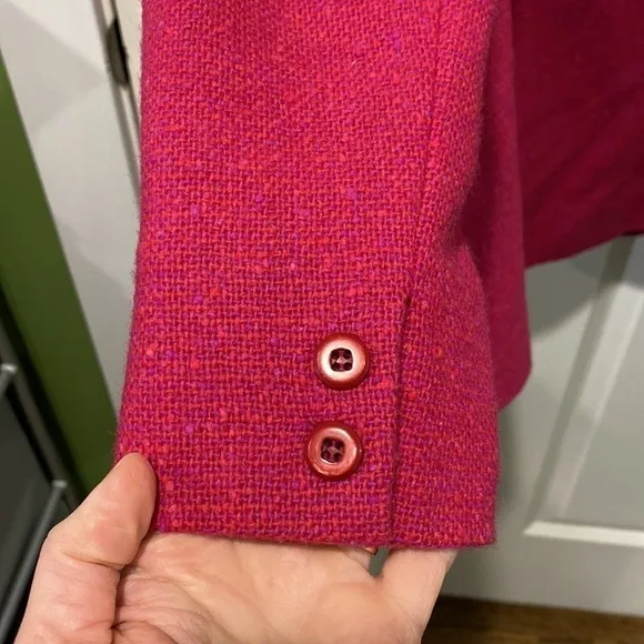 Pendleton Vintage Wool Blazer Pink Size 8 EUC