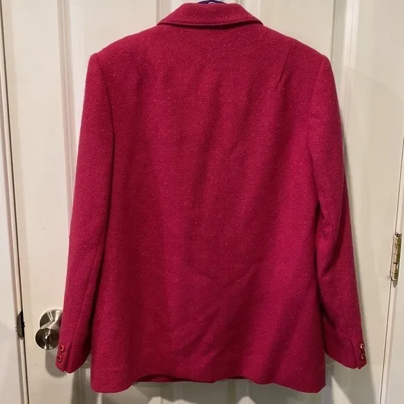 Pendleton Vintage Wool Blazer Pink Size 8 EUC