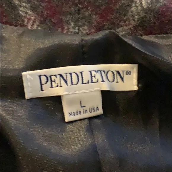 Pendleton Virgin &amp; Lambswool Plaid Belted Vest