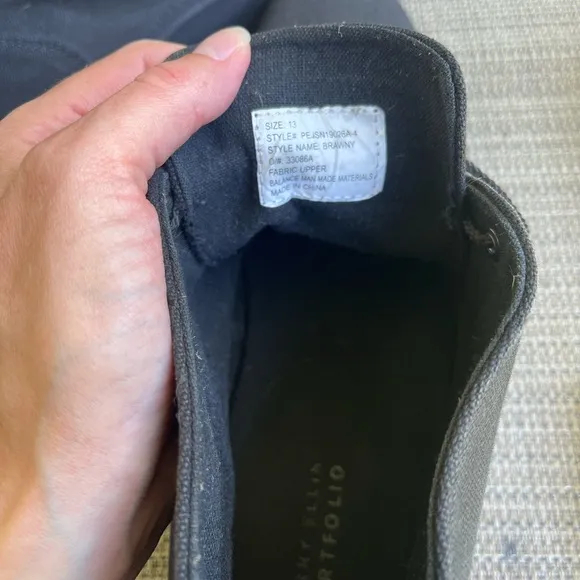 Perry Ellis Portfolio Men’s Canvas Dress Shoes
