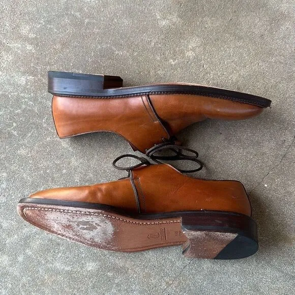 Peter Huber Dress Shoes Brown Leather Men’s Size 9.5