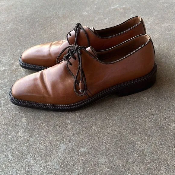 Peter Huber Dress Shoes Brown Leather Men’s Size 9.5