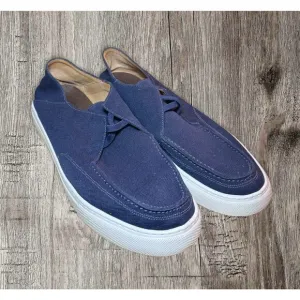 Peter Millar men’s blue breeze canvas shoes. Size 10. Navy blue