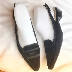 Peter Kaiser slingback suede, leather shoe…