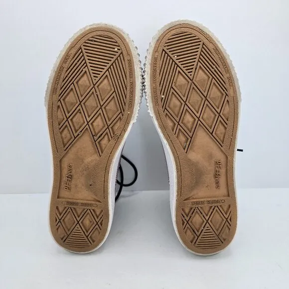 P.F. Flyers | Center HI black canvas retro classic sneakers | WMS 7