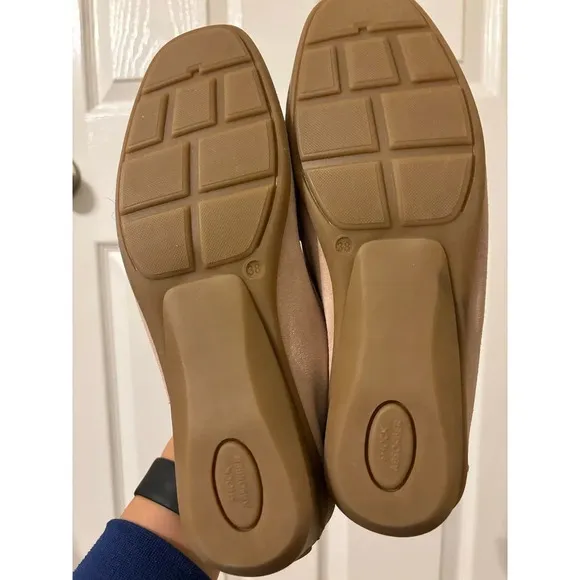 Piero Masetti leather Moccasin pink sz 10