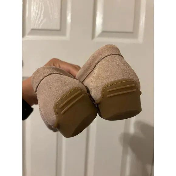 Piero Masetti leather Moccasin pink sz 10