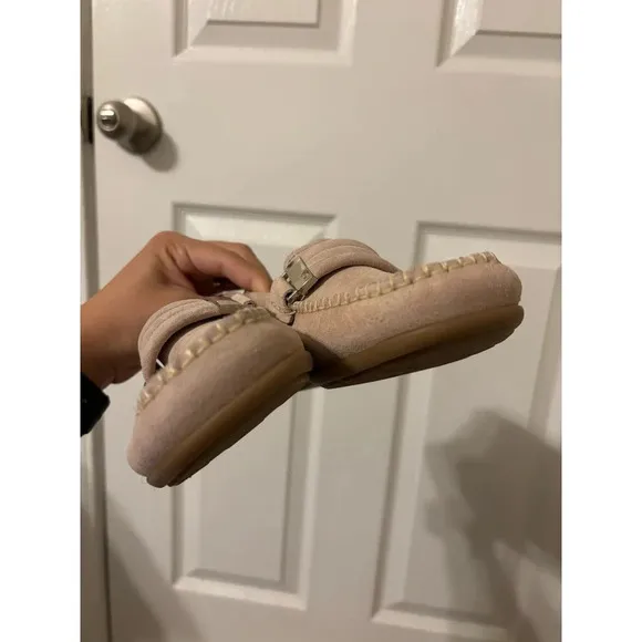 Piero Masetti leather Moccasin pink sz 10