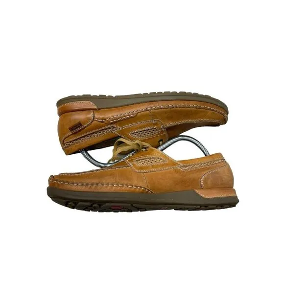 Pikolino Secolino 44 Men Brown Leather Lace up Boat Shoe US Size 11