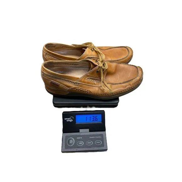 Pikolino Secolino 44 Men Brown Leather Lace up Boat Shoe US Size 11