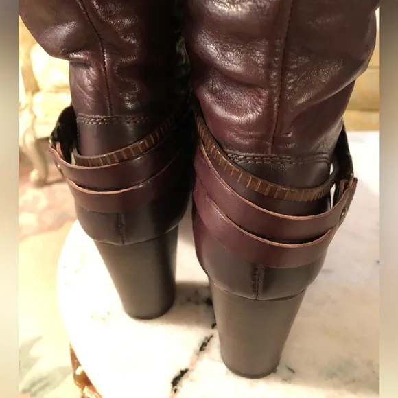 Pikolinos NWOT Brown ankle braid 2.5” heeled boots size 41(10 US)