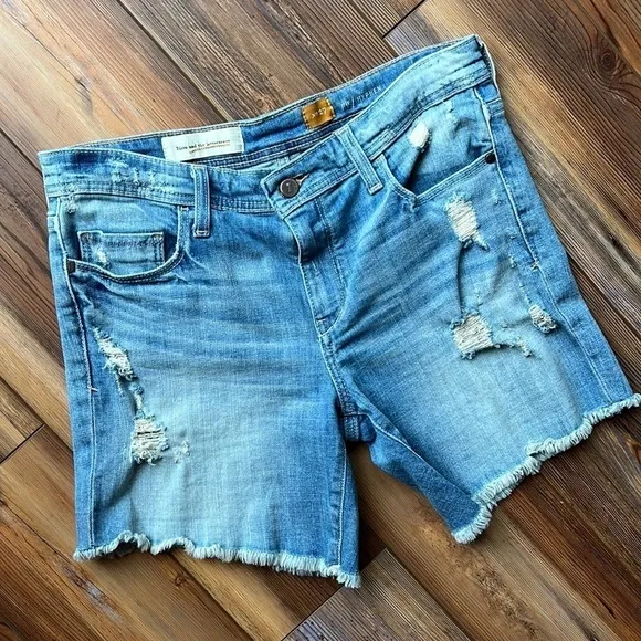 Pilcro and the letterpress for anthropologie denim shorts size 27