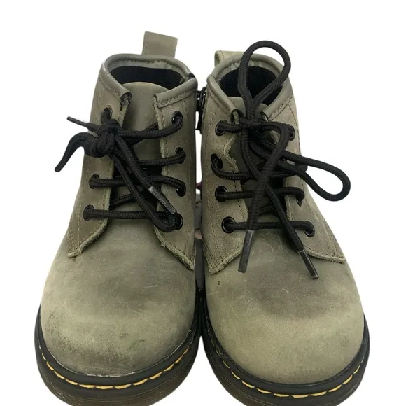 PIPER FINN - BABY &amp; TODDLER LEATHER SHOES - COMBAT BOOTS -size 8
