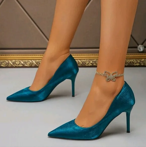 Pointed Toe High Heels,Non-Fatiguing,Professional &amp; Commute,Versatile Suede Pump