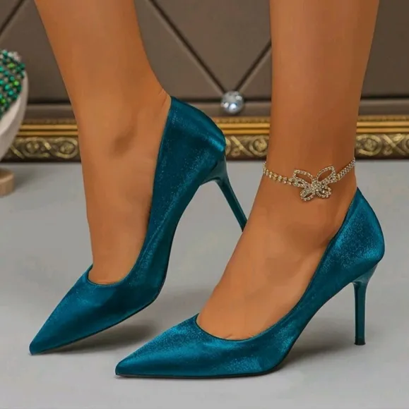 Pointed Toe High Heels,Non-Fatiguing,Professional &amp; Commute,Versatile Suede Pump