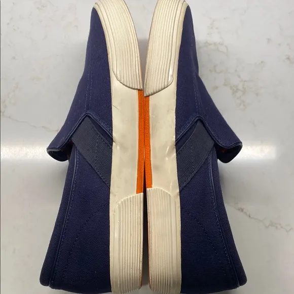 Polo by Ralph Lauren Men's Navy Faxon Slip-On Sneakers Deck Shoes