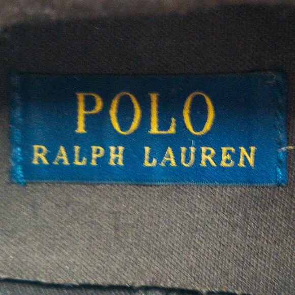 Polo by Ralph Lauren Shoes Men's 8.5D Canvas Suede Green Black Rawhide Laces
