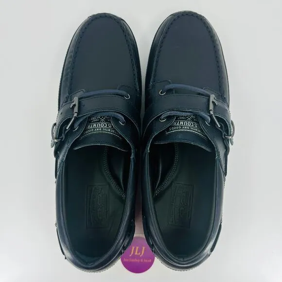 Polo Country Ralph Lauren Men's Ranger x Alex Dymond Navy Boat Shoes Size 11