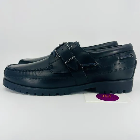 Polo Country Ralph Lauren Men's Ranger x Alex Dymond Navy Boat Shoes Size 11