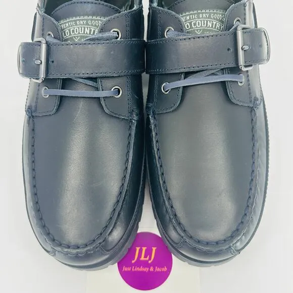 Polo Country Ralph Lauren Men's Ranger x Alex Dymond Navy Boat Shoes Size 11