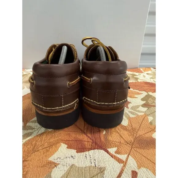 Polo Country Ranger Deck Brown Leather Boat Shoes Men's Shoes Size 11