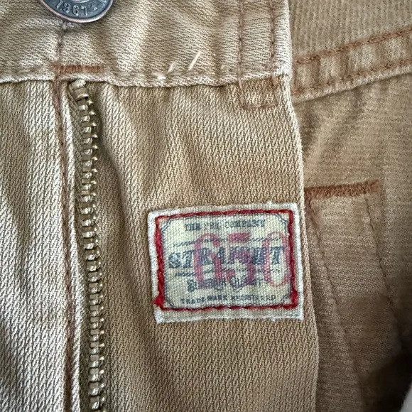 Polo R. Lauren Co 15941 Tan Jeans VTG Sz 34x30