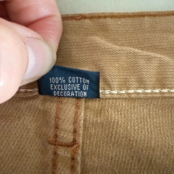 Polo R. Lauren Co 15941 Tan Jeans VTG Sz 34x30