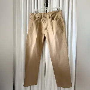 Polo R. Lauren Co 15941 Tan Jeans VTG Sz 34x30