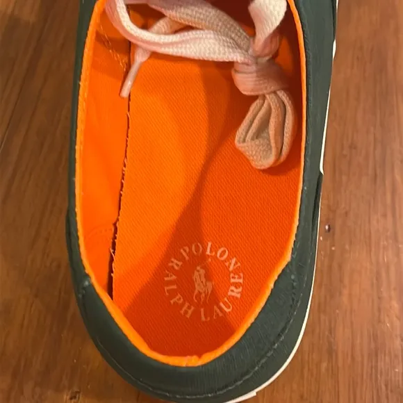 Polo Ralph Lauren CP93 Regatta Summer boat canvas shoes sneakers green Mens 12