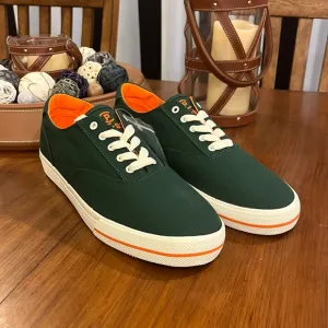 Polo Ralph Lauren CP93 Regatta Summer boat canvas shoes sneakers green Mens 12
