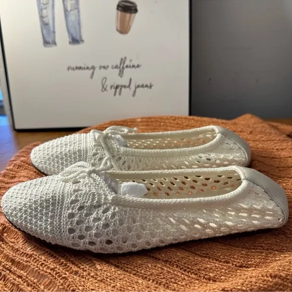 🆕Polo Ralph Lauren Crocheted Ballet Flats