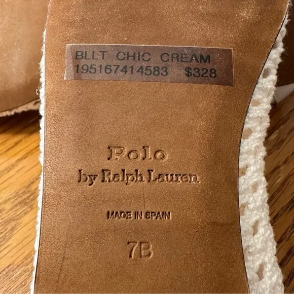 🆕Polo Ralph Lauren Crocheted Ballet Flats