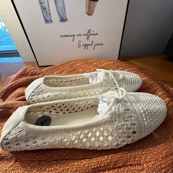 🆕Polo Ralph Lauren Crocheted Ballet Flats