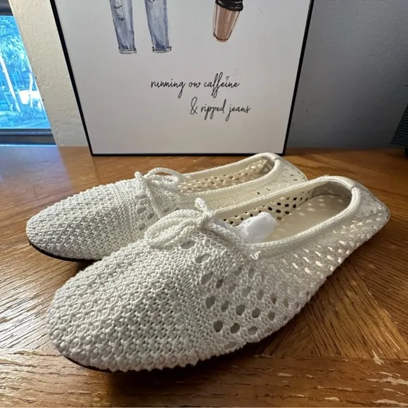 🆕Polo Ralph Lauren Crocheted Ballet Flats