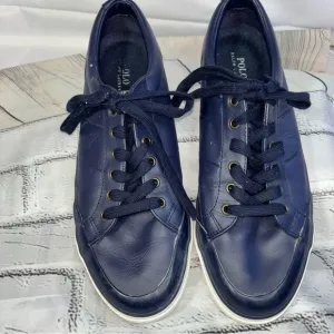 POLO Ralph Lauren Men's Ian Leather Shoes  Sneakers Size 12D (Medium)