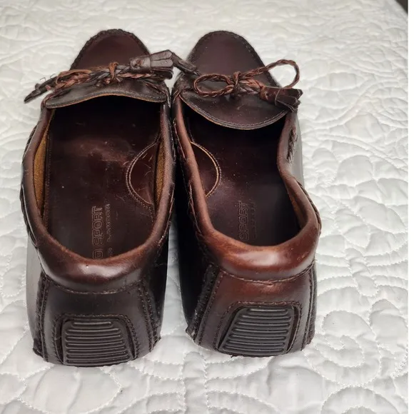 POLO Ralph Lauren Men's leather driving moccasin Shoes 8 1/2 Made in Brazil