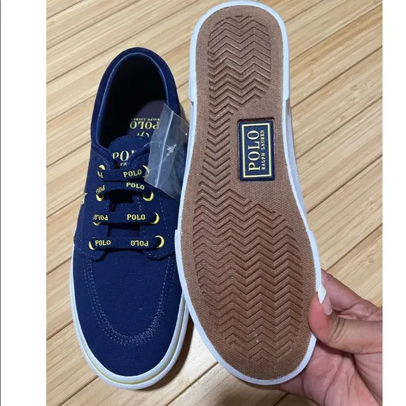 Polo Ralph Lauren Men’s Shoes Size 8 Faxon X Canvas Sneakers Color Rare Find!