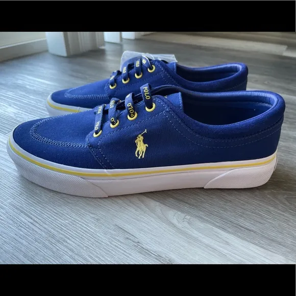 Polo Ralph Lauren Men’s Shoes Size 8 Faxon X Canvas Sneakers Color Rare Find!