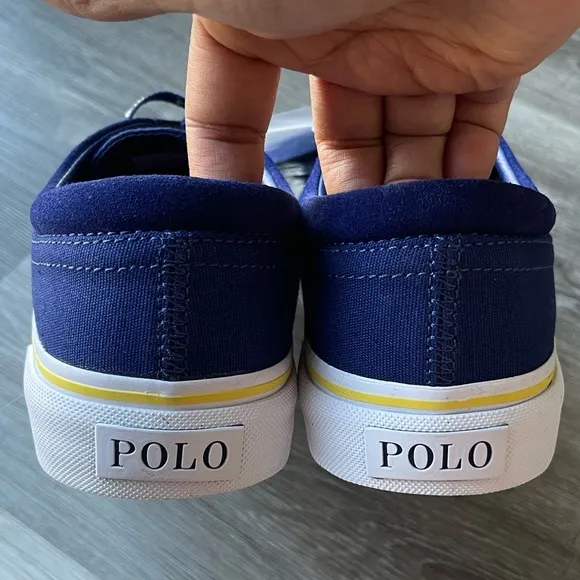 Polo Ralph Lauren Men’s Shoes Size 8 Faxon X Canvas Sneakers Color Rare Find!