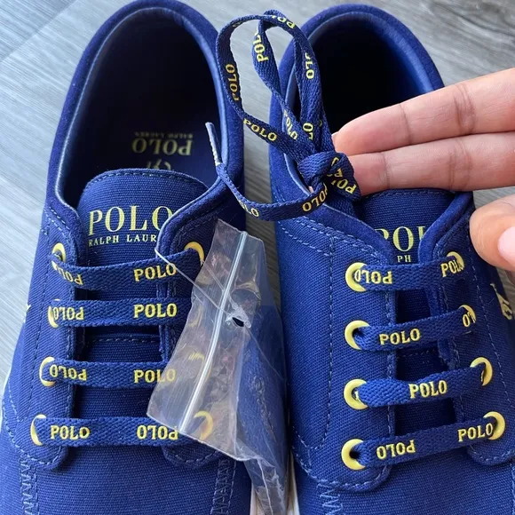 Polo Ralph Lauren Men’s Shoes Size 8 Faxon X Canvas Sneakers Color Rare Find!