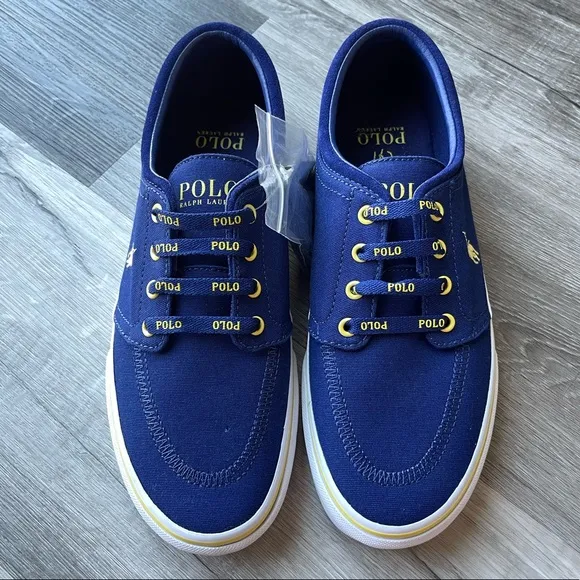 Polo Ralph Lauren Men’s Shoes Size 8 Faxon X Canvas Sneakers Color Rare Find!